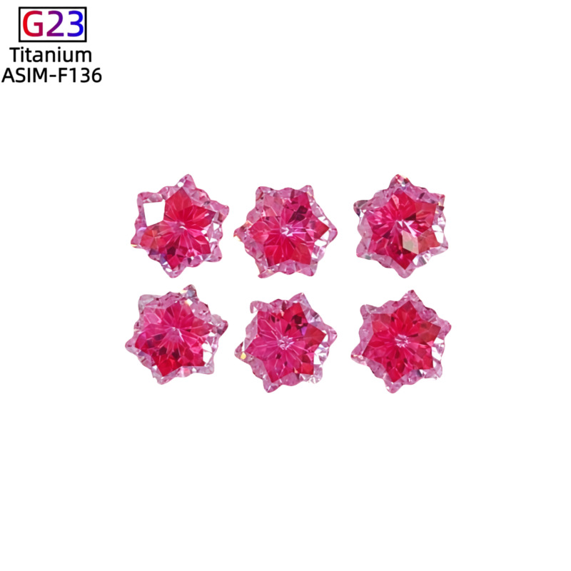 Silver pointed spike labret stud material detail