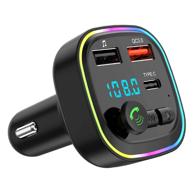 P4P3P2P1P6P7P8 автомобильный трансмиттер Bluetooth FM с зарядкой, функцией громкой связи и MP3-плеером для использования за границей.