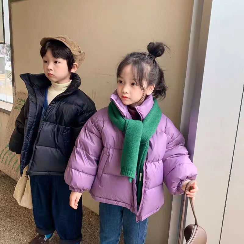 Nuovi vestiti invernali in cotone Edizione coreana Colletto in piedi Ragazzi Ragazze Bambini di piccole e medie dimensioni_voghion.com