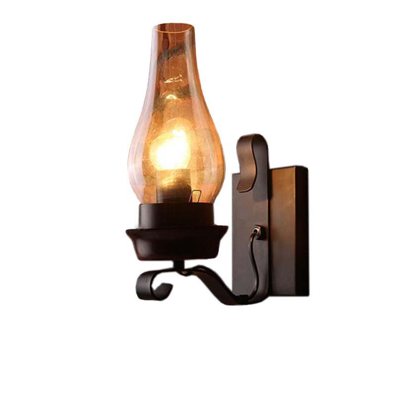 Country retro creative sconce for bed