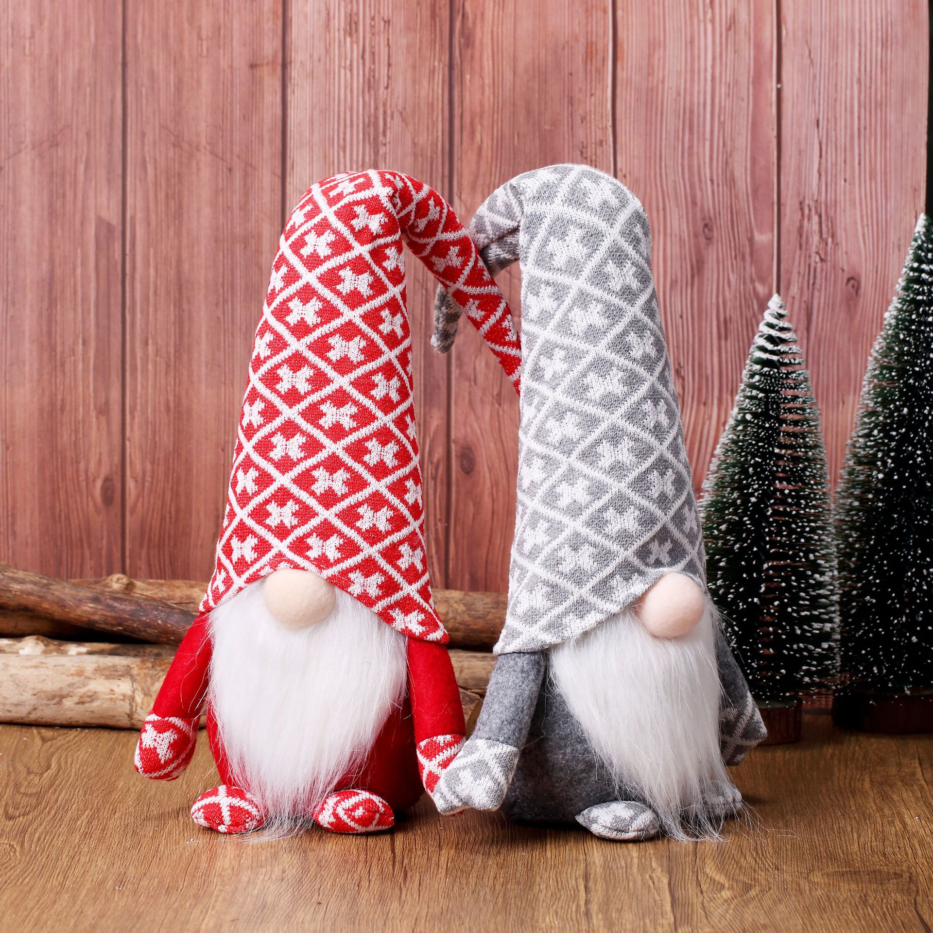 Comercio exterior nuevo suministros de decoración de Navidad muñeca sin rostro muñeca europea y americana de San Valentín de lana viejo hombre decoración de la ventana