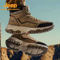 JEEP/Jeep осень-зима мужская новая ежедневная наружная нескользящая и износостойкая удобная дикая дышащая толстая походная обувь