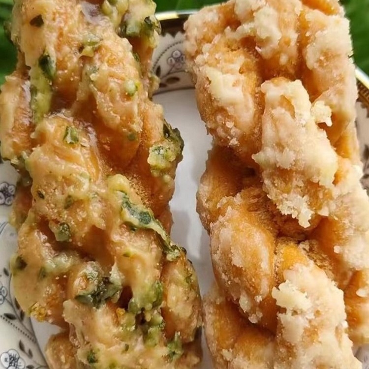 蒜蓉香葱麻花整箱5斤福建闽南传统特产老式酥脆香甜油索风味糕点