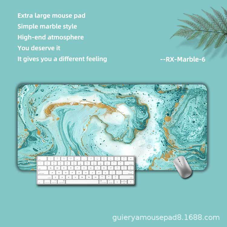 Alfombrilla de ratón con diseño de mármol estilo nórdico, antideslizante, ideal para oficina o escritorio