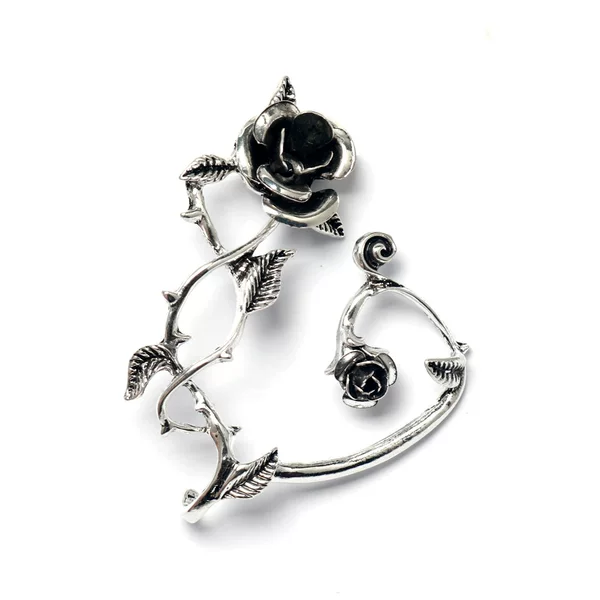 Cross-border New Dark Style Distinctive Wrapping Rose Ear Hanging Fashion Rose Vine Thorns Gothic Earrings