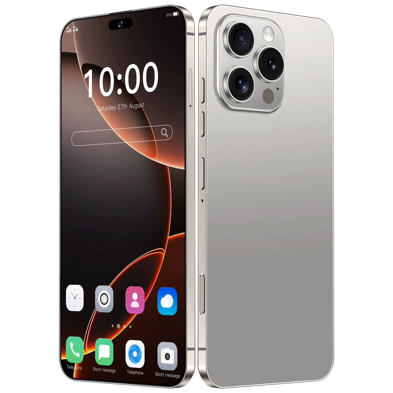 Smart mobile phone, intel core i16, 16promax, full screen display
