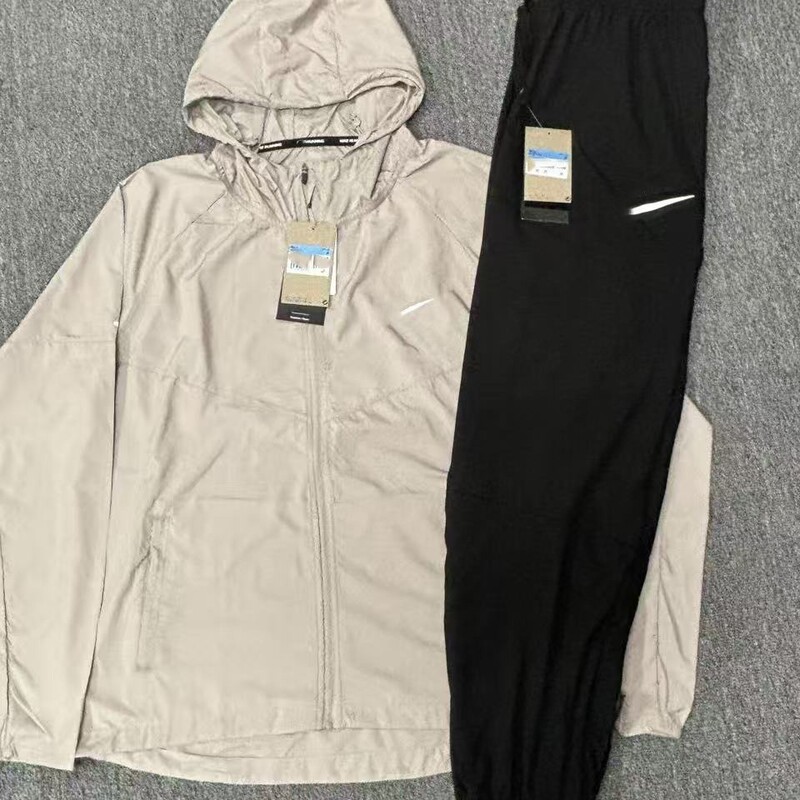 Sports Jackets for Men and Women, Windbreakers for Spring and Autumn, Quick-Drying, Casual Running, Woven Sports Jackets, Windproof, Breathable, Wholesale, Hooded, Outdoor