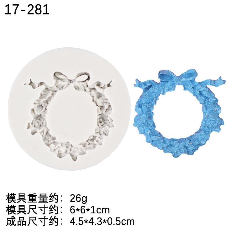 Joyería hecha a mano DIY cristal epoxi Garland pluma flor Cluster patrón cuadrado estilo europeo decoración de la pared esmerilado molde Silicona