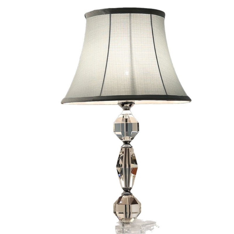 軽豪華水晶電気スタンドinsシンプル寝室ベッドヘッドランプヨーロッパ風リビング電気スタンドtable lamp|undefined