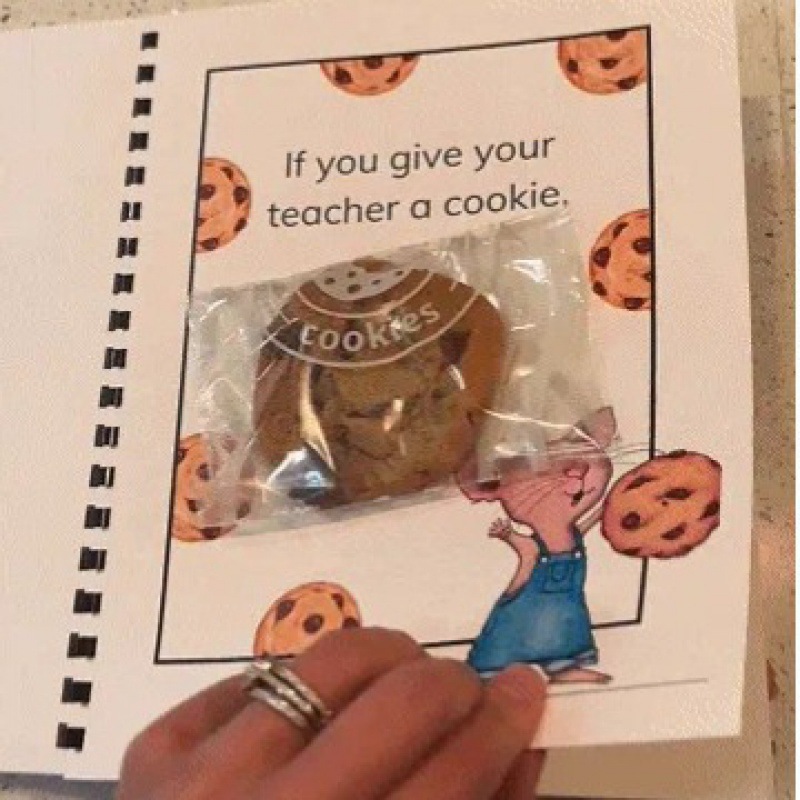 跨境新品 If You Give Your Teacher A Cookie 教师礼物书