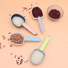 しゃもじ、多機能小麦粉、粉ミルク、米粉スプーン、家庭用長柄キャットフード、ドッグフード計量スプーン、米麺スプーン