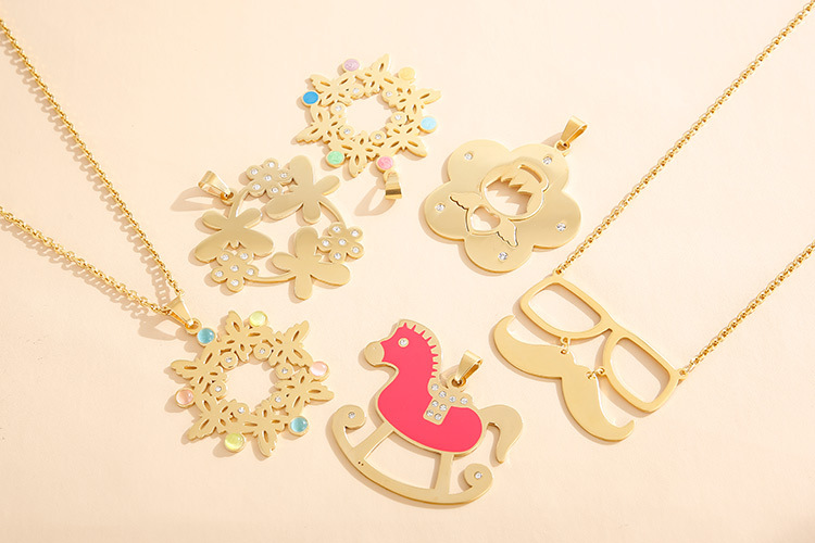 fashion creative dragonfly earrings diamond necklace set wholesale