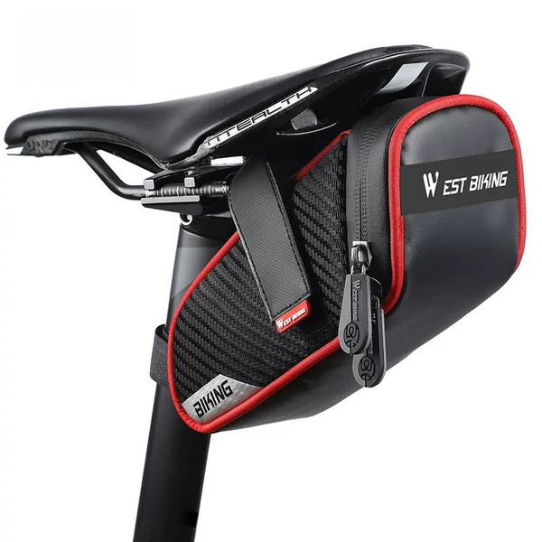 WEST BIKING bicycle bag tail bag saddle bag mountain road car splash-proof rear bag riding equipment