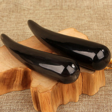 黑牛角按摩棒大号按压点穴位敲胆经通淋巴足底拔经络棍拨筋棒