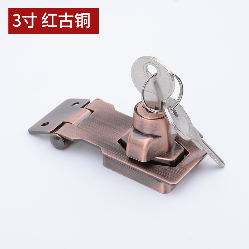 Tarjeta de bloqueo sin orificios cerradura de la puerta del hogar cerradura de la puerta del gabinete cerradura de la Oficina Tarjeta de bloqueo sin orificios antirrobo Tarjeta de bloqueo dos en uno