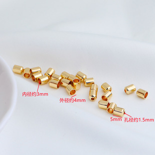 14K����ɫ���K��βñ ����5*4mmƤ�Kβñ diy�ֹ��A�Kñ��β��