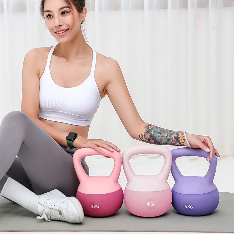 Fitness Kettle Bell Women's Household Small Dumbbell Squat Sports Equipment for Competitive Hip Lifting Hu Yaling Ball