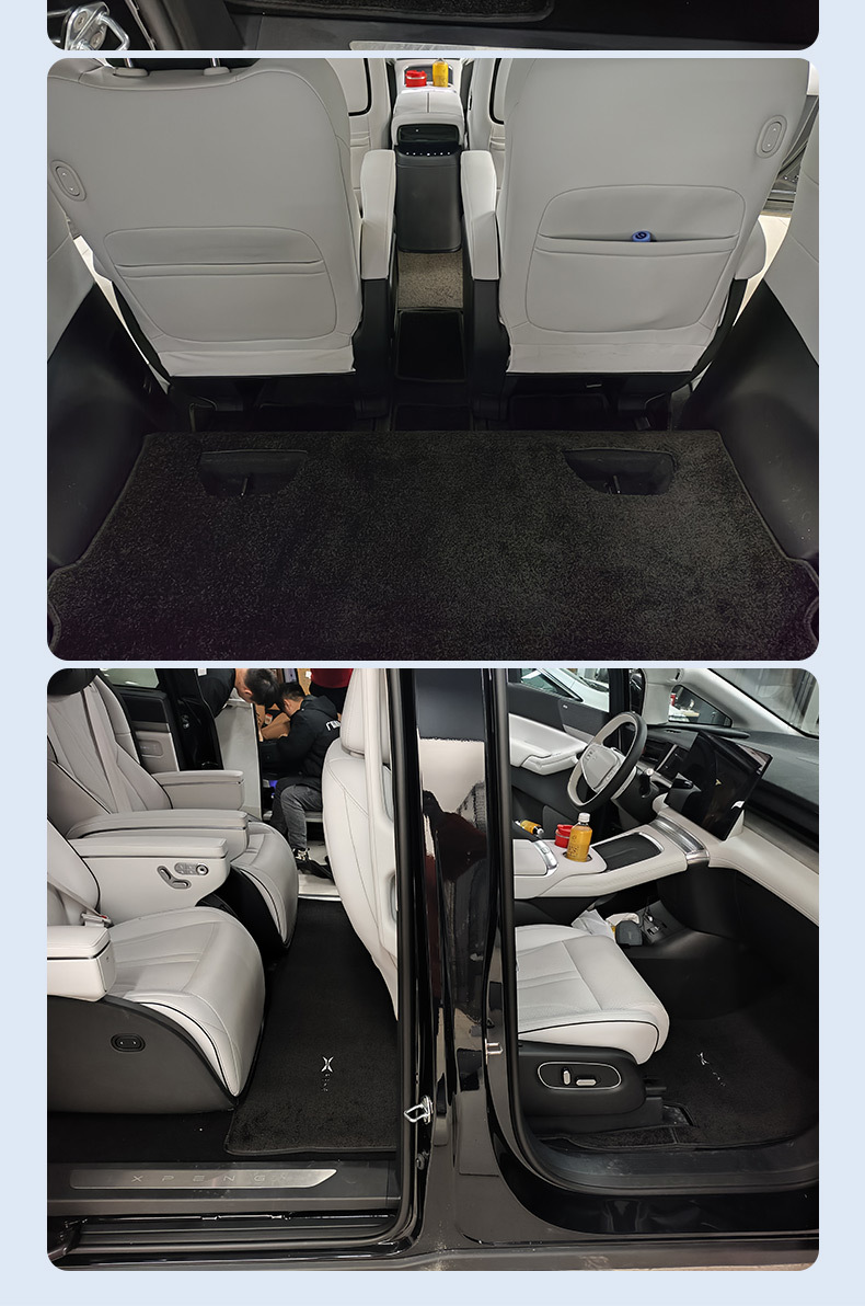 Floor Mats for XPeng X9 Front Middle Rear Trunk Mat