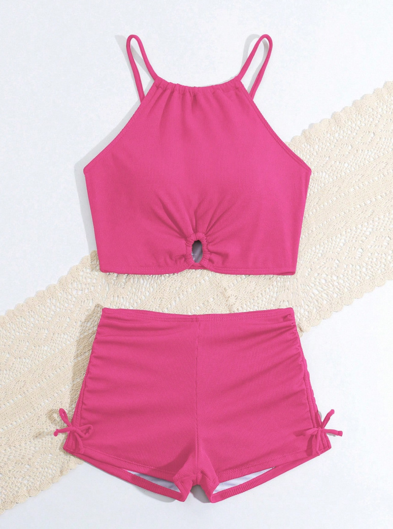 Damen Zweiteiliger Bikini Für Das Thermalbad Sportliche Bademode_voghion.com