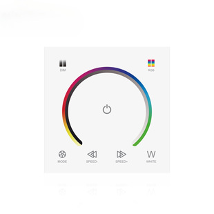 Factory Direct 86 Panel Semicircle Touch Rgbw Controller Touch Panel Rgbw Lamp with Led Controller