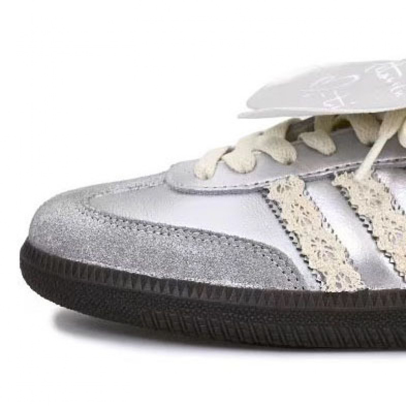 莆田 ディスティーニングシューズ サンバ レトロ クローバーシェルトゥ ホワイトシューズ SPEZIAL アディダス ディスティーニングシューズ|undefined
