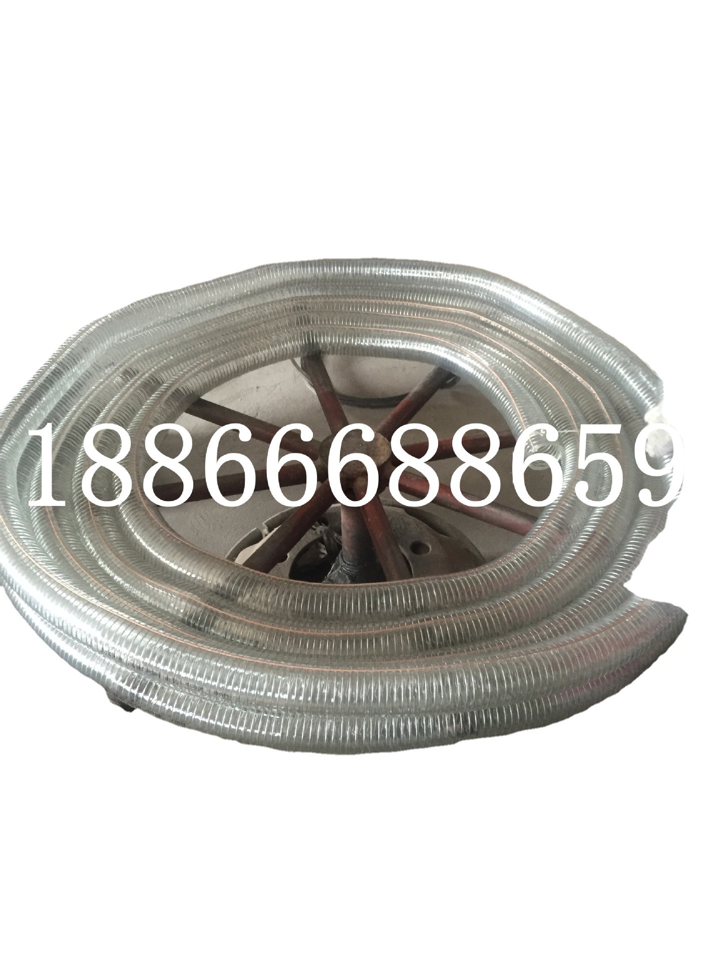 带铜线钢丝防静电管PVC透明钢丝防静电管耐油耐低温防静电油管