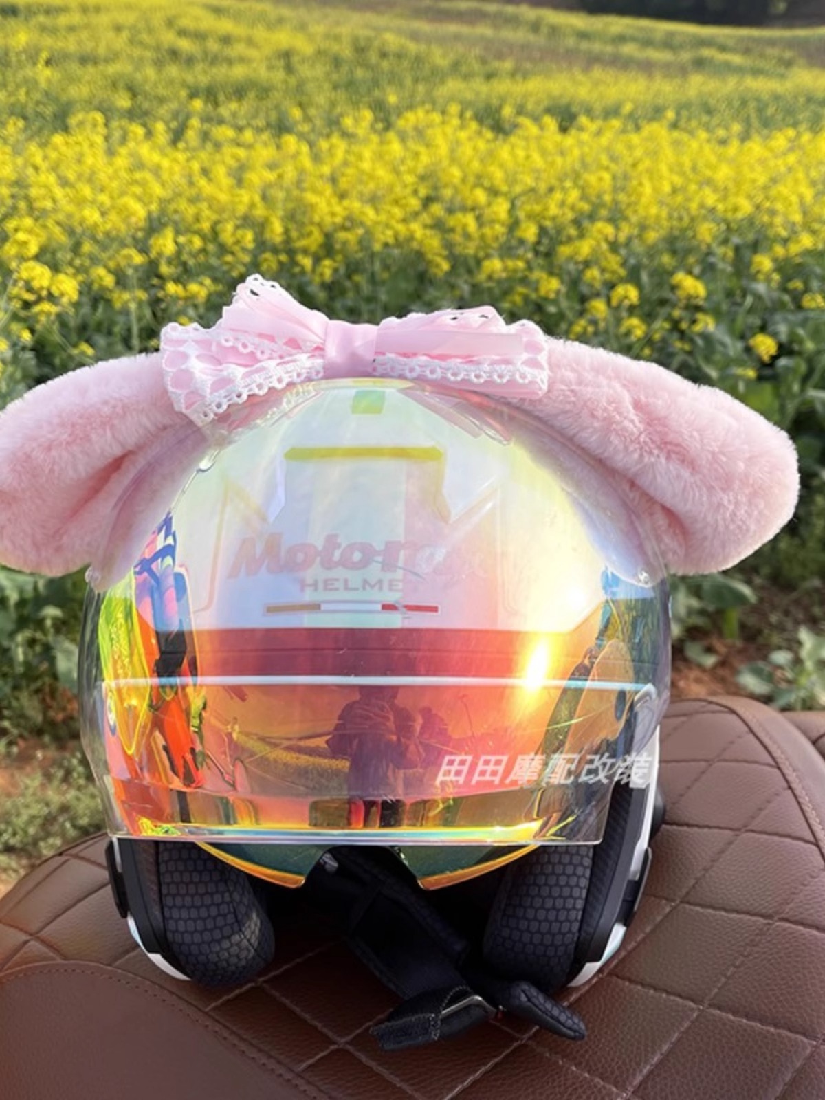 Helmet Decoration Cat Ear Yugui Dog Hairpin Hairband Accessories Electric Vehicle Motorcycle Motorcycle Rabbit Ear Detachable