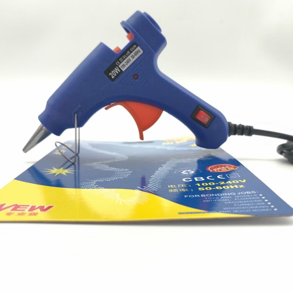 批发热熔器20W小号热熔胶枪胶棒枪热熔器蓝色热熔枪热熔机