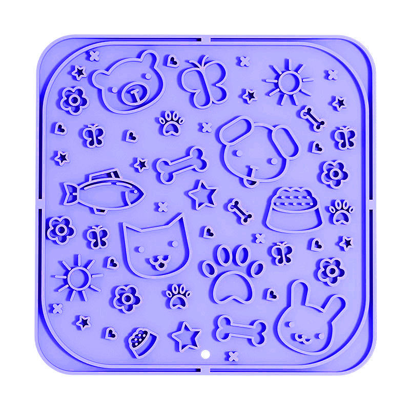 스퀘어 릭 패드 [보라색]