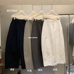 i miss韩标2025秋季新款时尚休闲宽松高腰显瘦直筒阔腿裤女休闲裤