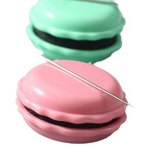 Трансграничный игольчатый аспиратор Macaron цвет игольчатый шлифовальный станок игла для протирки ткани вышивка крестиком DIY швейные инструменты бусины игла Магнитная коробка