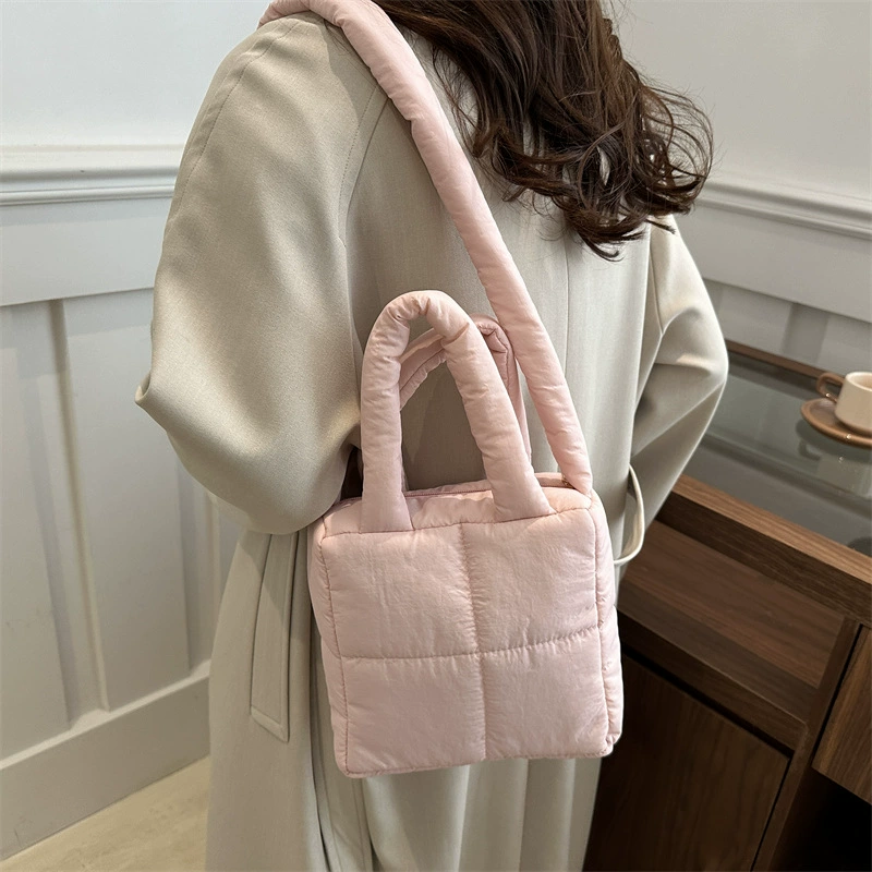 Soft demi-season pillow, one-shoulder bag