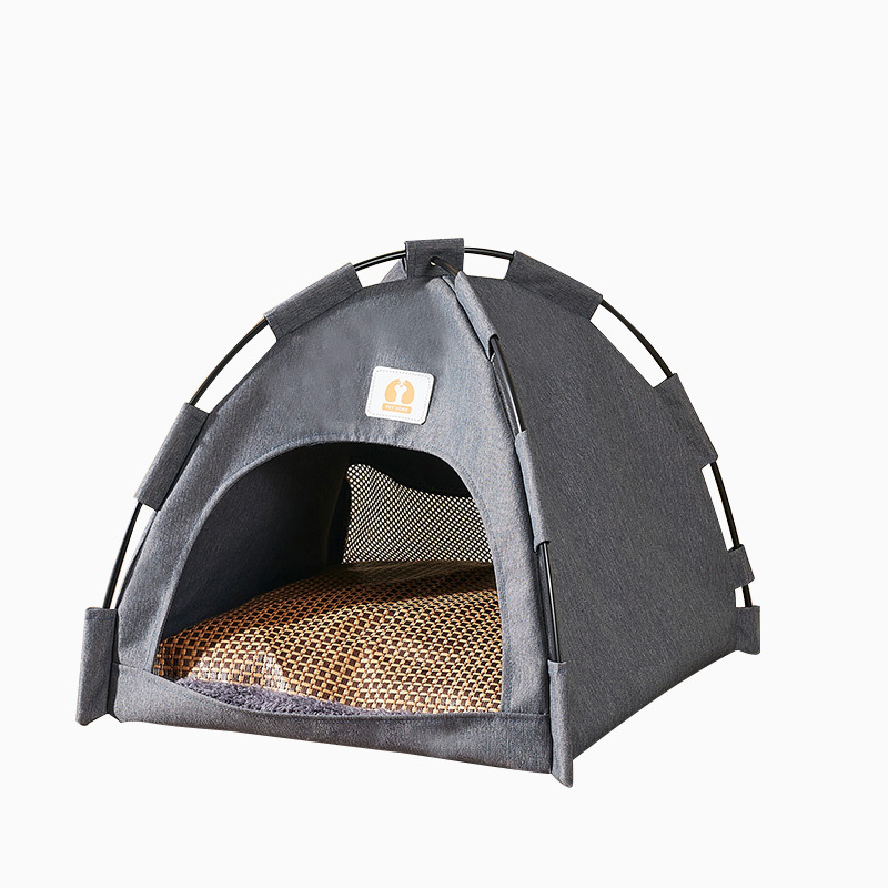 Yueshang tienda de mascotas perrera cuatro estaciones universal gato sala de entrega cerrado Pino invierno cálido gato carpa gato nido