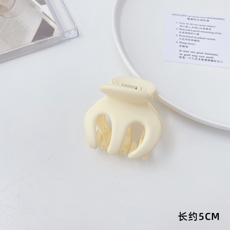 Otoño y invierno clip para el cabello de la cabeza de las mujeres más agarrar clip2025 nuevo estilo de alto nivel de gran tamaño clip de tiburón clip para el cabello