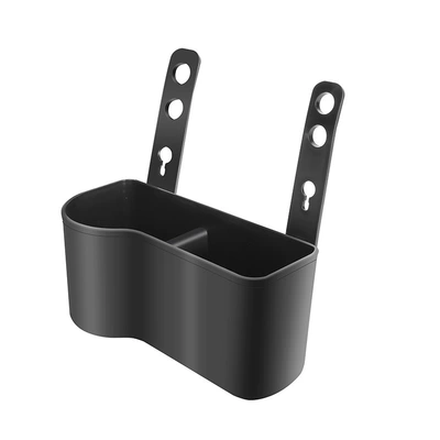 Car-mounted Water Cup Holder Multi-functional Storage Box Car Hanging Seat Back Storage Rack Car Rear Seat Beverage Rack (Car cup holder/beverage holder) - black-opp-bag