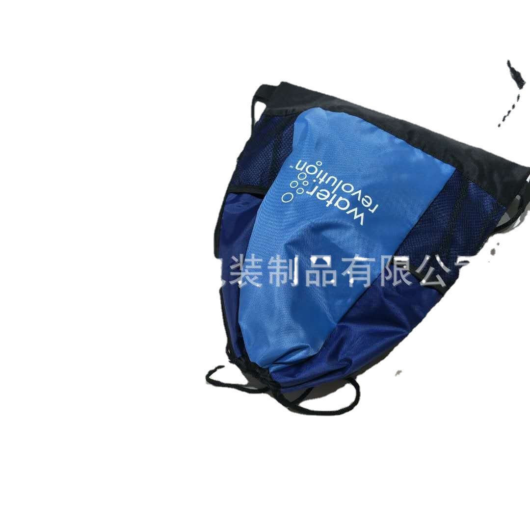 源头厂家订 做双肩涤沦收纳束口袋 定 做彩印抽拉绳背包袋 背袋