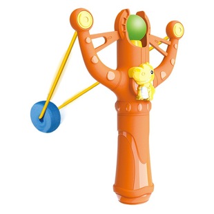 Cross-border children's toy dinosaur slingshot outdoor sports soft elastic launcher parent-child safety shooting EVA soft slingshot