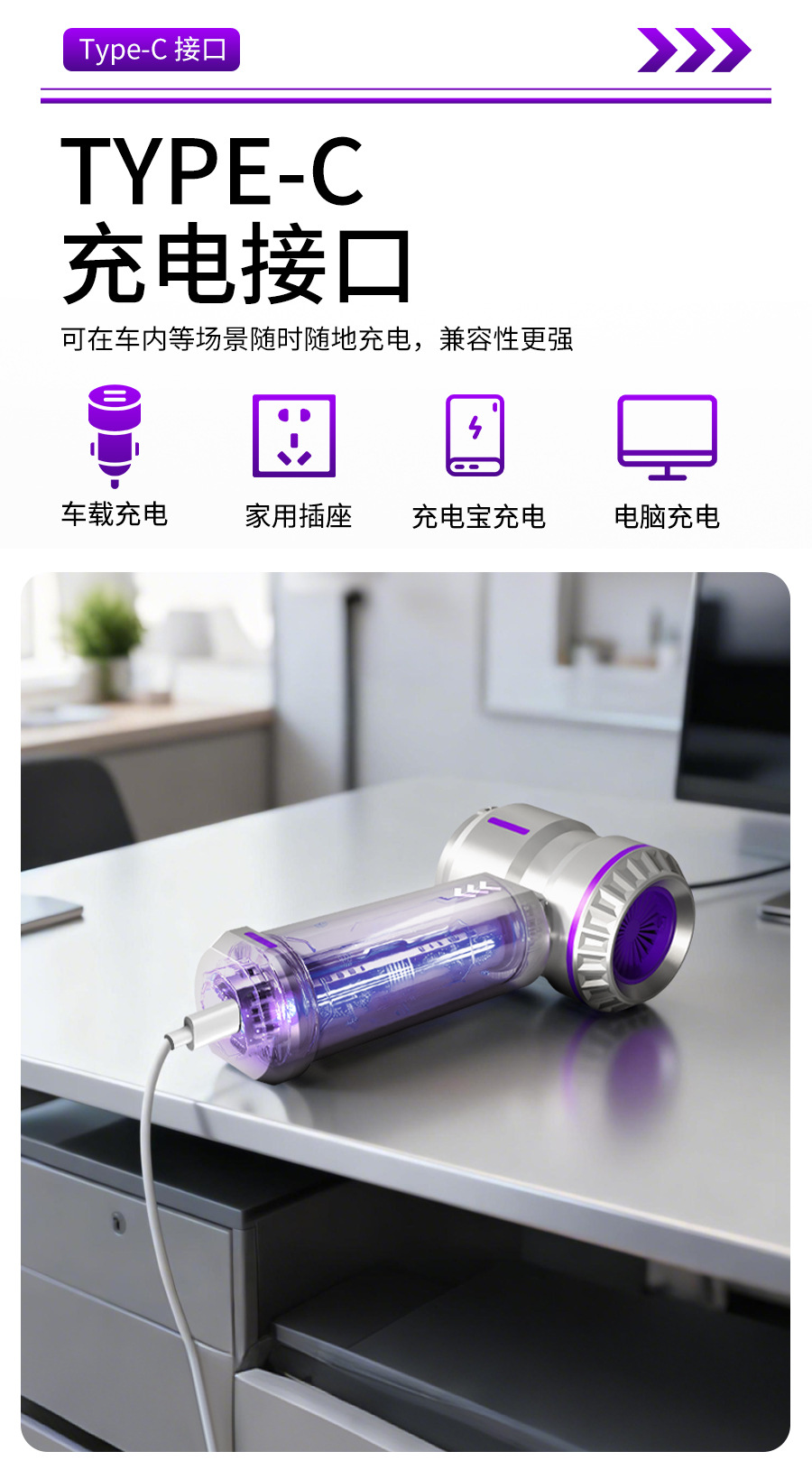 Wireless Car Vacuum Cleaner with Super Strong Suction, Dual-Use for Home and Car, Blowing and Suction Integrated, Handheld Vacuum Cleaner with One-Touch Emptying