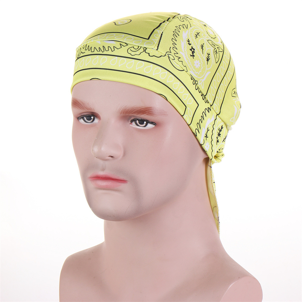 new multi-color cashew print pirate hat turban hat in stock_voghion.com