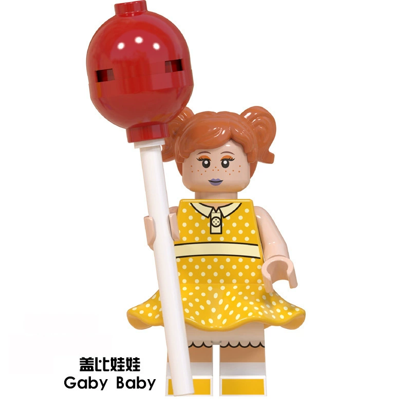 Constructor, wooden man, cartoon minifigures, doll, toy, (Cross-border trading), wholesale, small particles