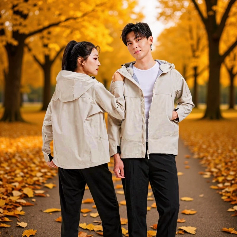 Men's travel windproof waterproof sports jacket for beloved with hood