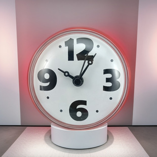 Japanese-Korean Style Bathroom Waterproof Suction Cup Clock No Punch No Mark Tile Glass Refrigerator Sticker Clock