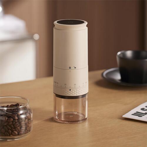 Electric bean grinder household small manual coffee bean grinder portable fully automatic grinder external adjustment thickness