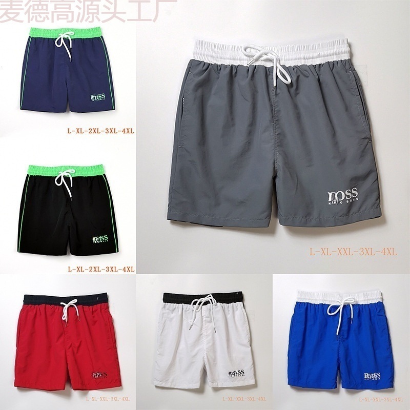 Summer Casual Fitness Running Shorts Men's Letter Foreign Trade Original Sports Loose Breathable Quick-Drying Wholesale Quarter Pants