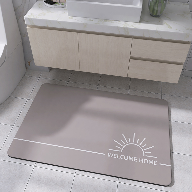 Alfombra de piso de barro de diatomeas alfombra doméstica baño absorbente alfombra de piso antideslizante de secado rápido alfombra resistente a las manchas alfombra para el hogar