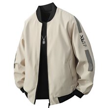 男士外套春秋款夹克休闲宽松风衣棒球领帅气百搭外穿男装上衣衫