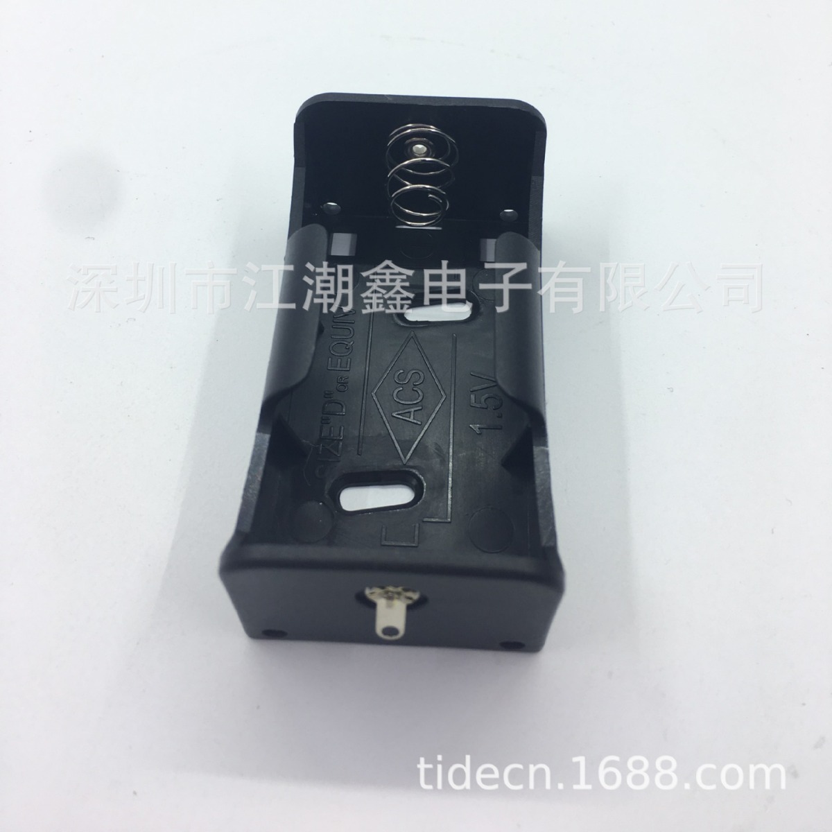 一节一号带线或带针、带焊片电池盒