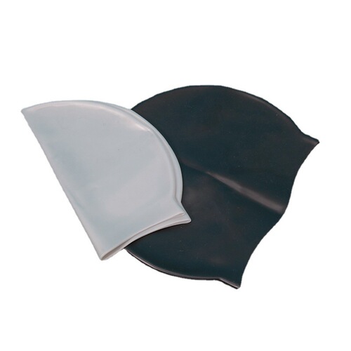 Yiwu factory direct sales solid color swimming cap high elastic silicone waterproof swimming cap unisex swimming cap wholesale