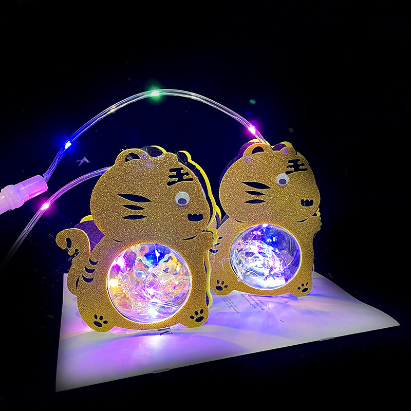 빛나는 타이거 랜턴-배터리 없음