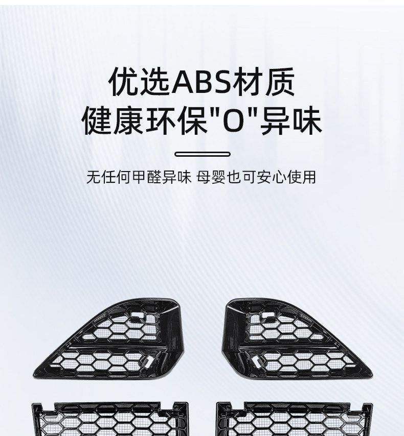 Compatible with the new generation Xiaomi SU7 car insect-proof net, front grille air intake protection cover, modification accessories